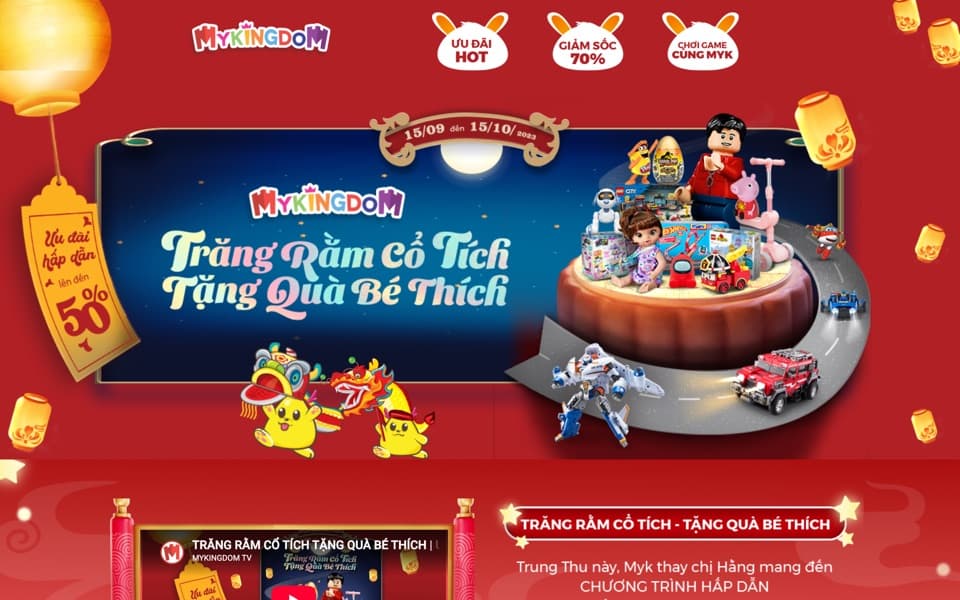 Screenshot of the MyKingdom — Mid-Autumn Festival